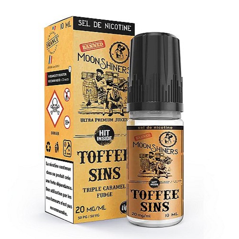 Toffee Sins Nic Salt Moonshiners 10ml