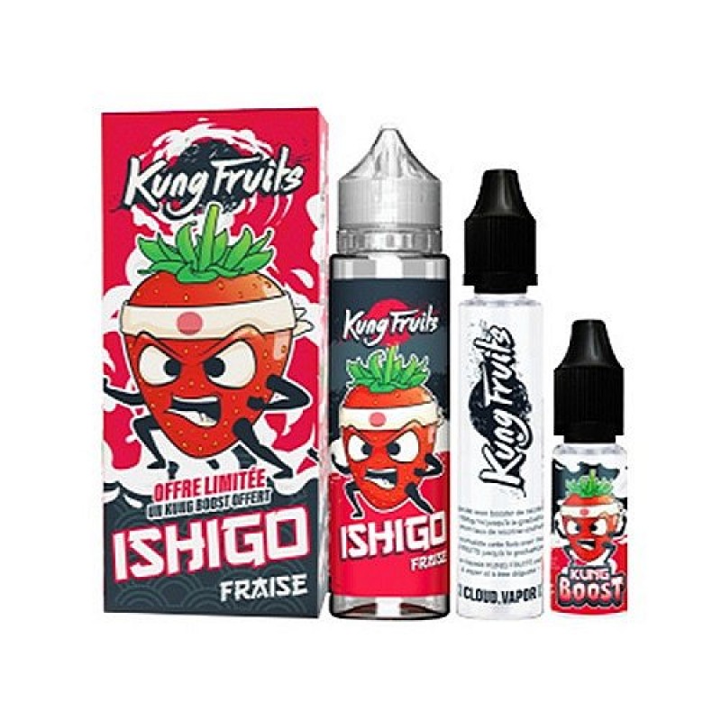 Pack 70ml + 10ml 18mg Ishigo Kung Fruits + Fiole V...