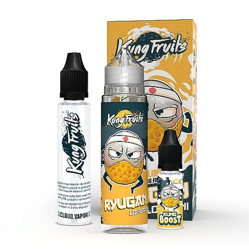 Pack 70ml + 10ml 18mg Ryugan Kung Fruits + Fiole V...