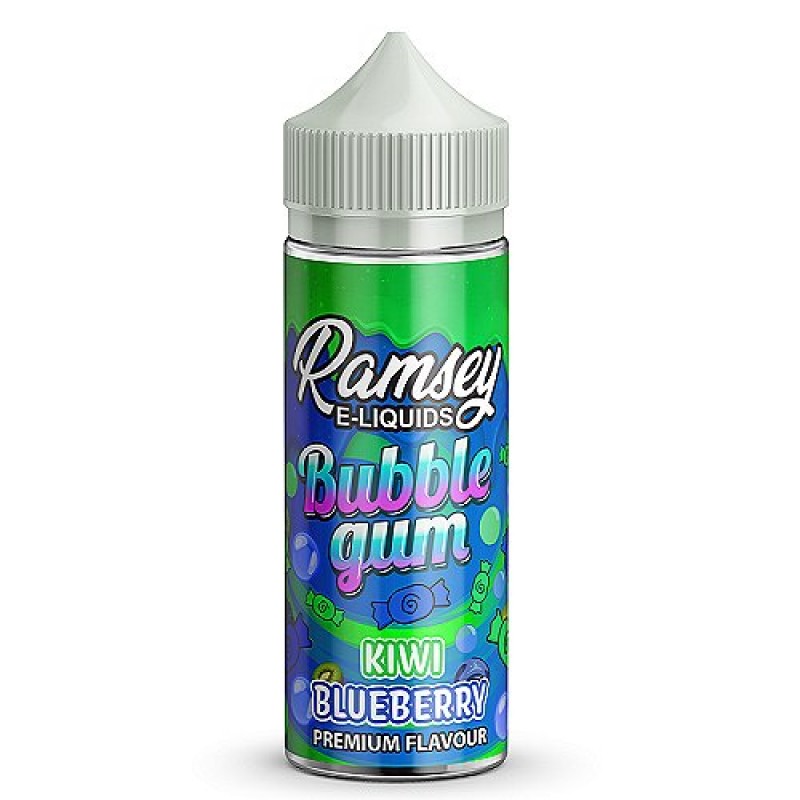 Blueberry & Kiwi Bubble Gum Ramsey E-Liquids 100ml