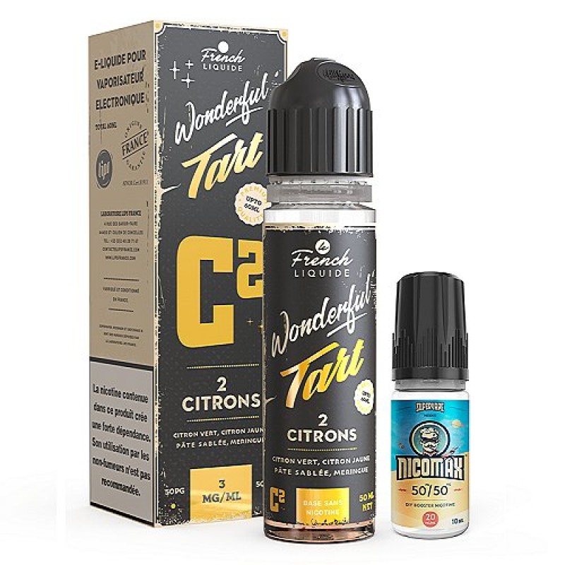 2 Citrons Easy2Shake 50/50 03mg 50ml Wonderful Tar...