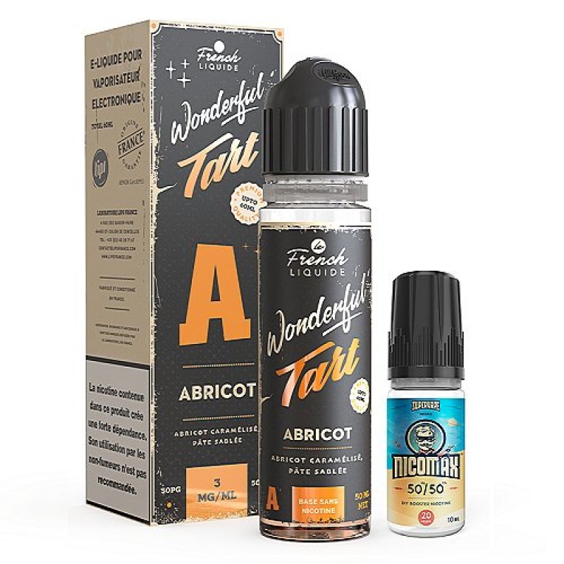 Abricot Easy2Shake 50/50 03mg 50ml Wonderful Tart ...