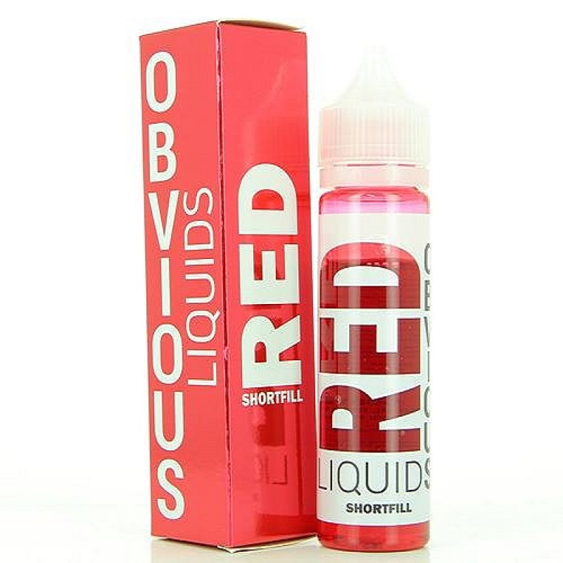 Red ShortFill Obvious Liquids 50ml