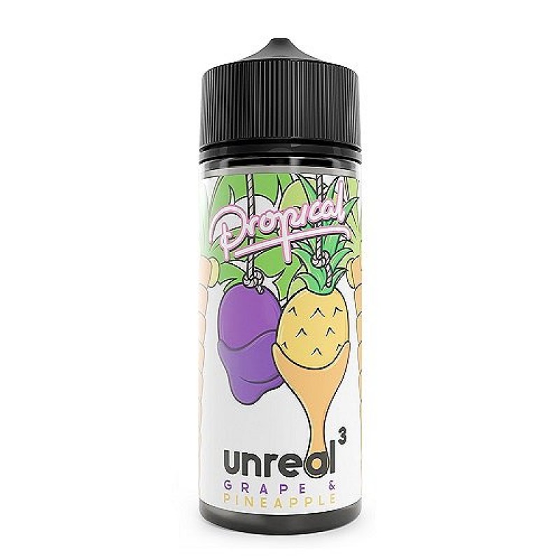 Grape and Pineapple Unreal 3 Jack Rabbit 100ml