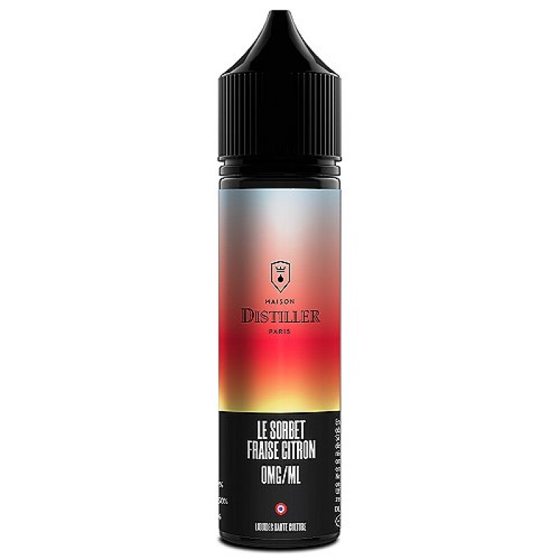 Le Sorbet Fraise Citron Premiers Crus Maison Distiller Paris 50ml