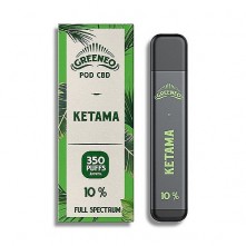 Ketama CBD Pod Jetable 280mah 1.2ml Greeneo 10%