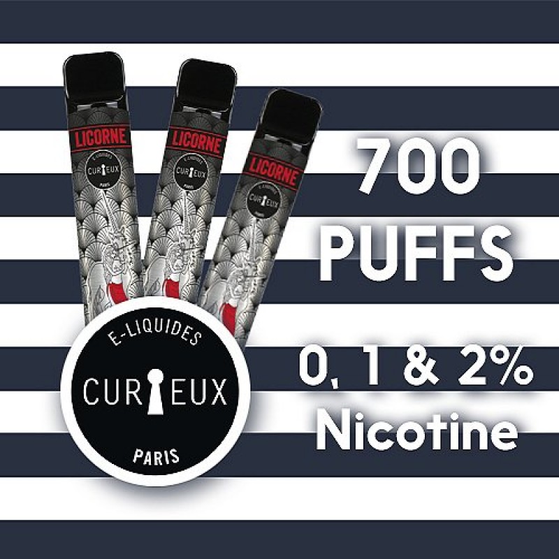 Puff Curieux 700 Licorne