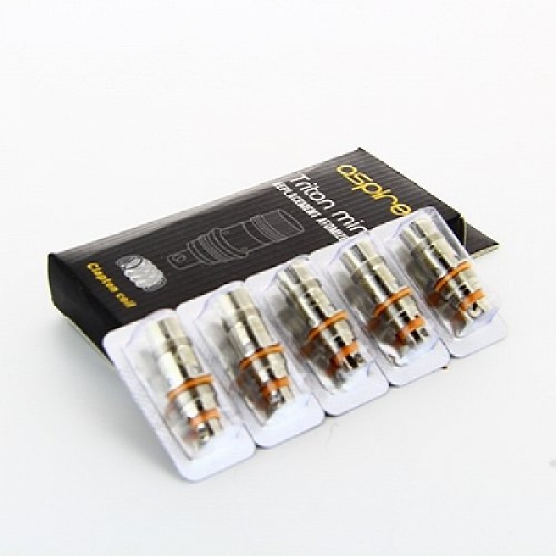 Pack de 5 résistances Triton mini / Nautilus Clapton 1.8 ohms Aspire