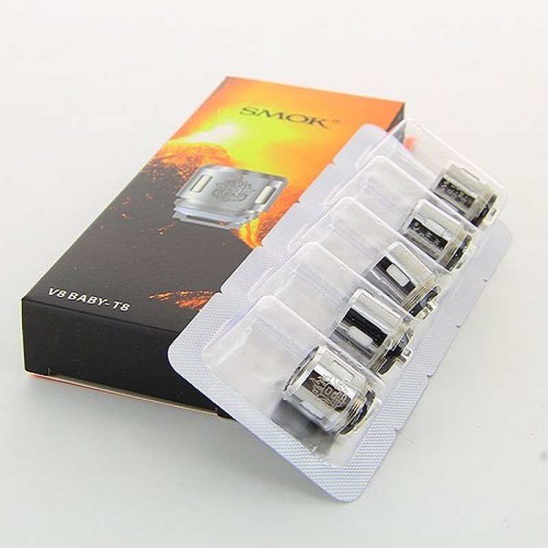 Pack de 5 résistances 0.15ohm T8 TFV8 Baby Smok