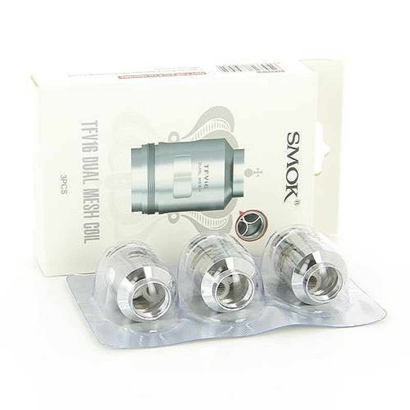 Pack de 3 résistances Dual Mesh 0,12ohm TFV16 Smo...