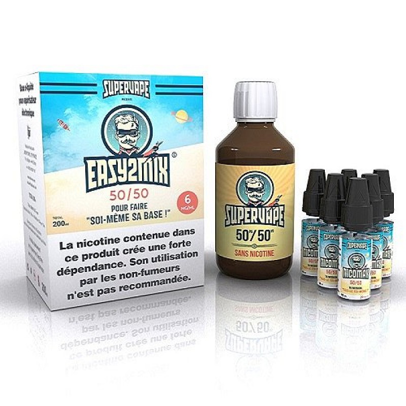 Base Easy2Mix 50/50 6mg 200ml SuperVape