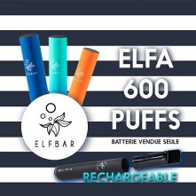 Puff rechargeable ELFA ElfBar - Batterie uniquemen...