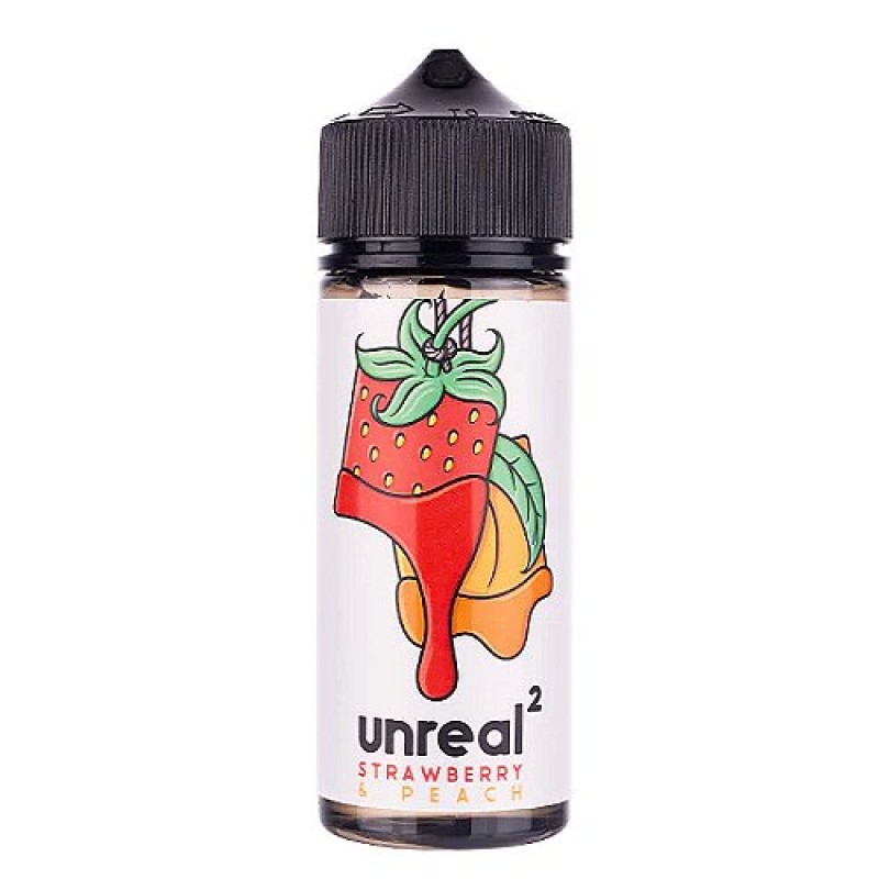 Strawberry and Peach Unreal 2 Jack Rabbit 100ml