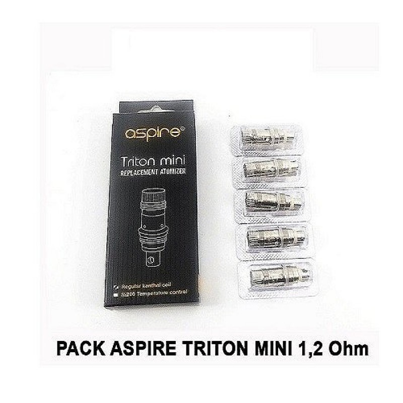 Pack de 5 résistances Triton mini / Nautilus 1,2 ...