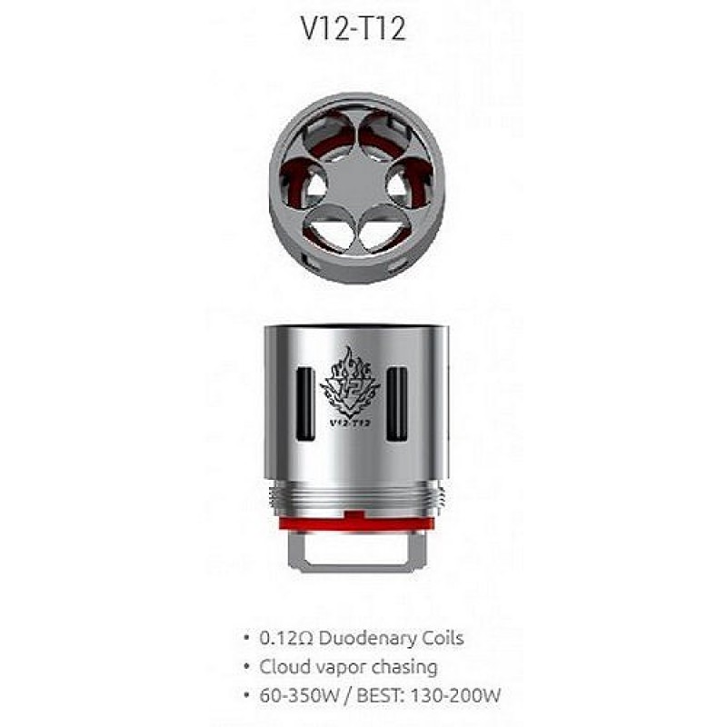 Pack de 3 résistances V12 T12 TFV12 Smok