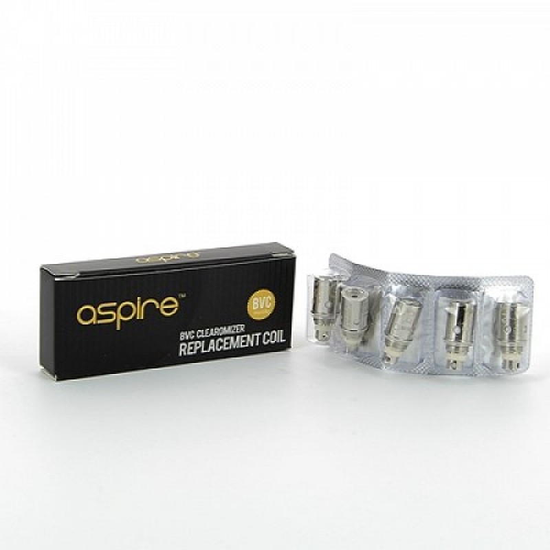 Pack 5 résistances BVC 1,6 ohms Aspire