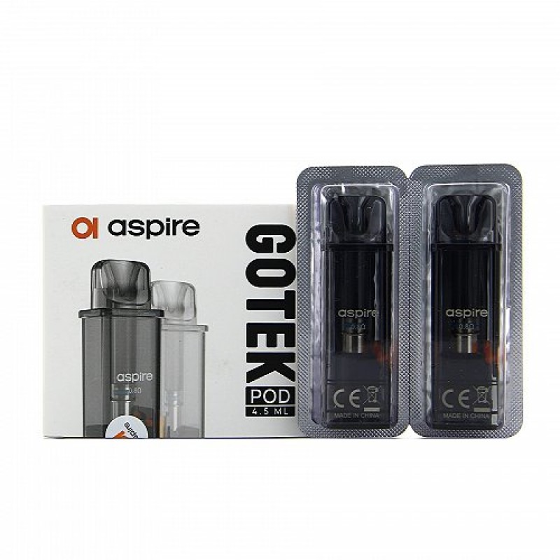 Pack de 2 pods 4.5ml 0.8ohm Gotek X Aspire