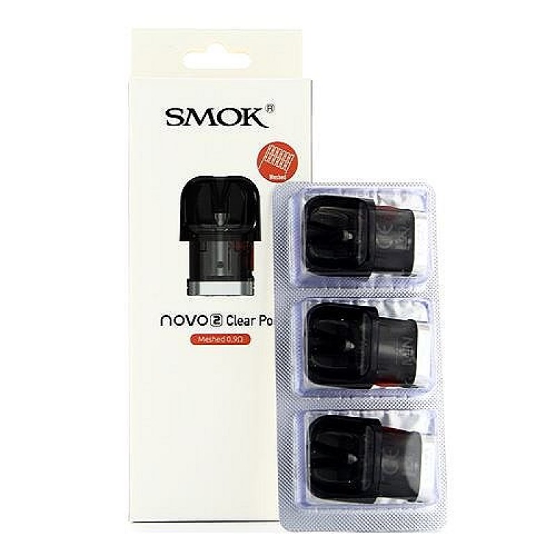 Pack de 3 Pod 1,8ml + résistances Meshed 0,9ohm N...