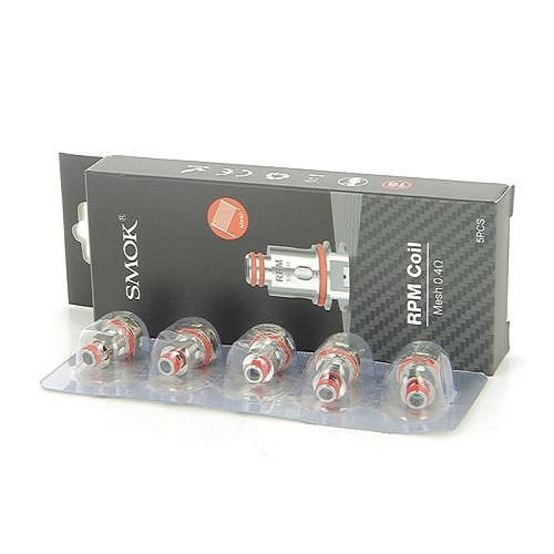 Pack de 5 résistances Mesh 0.4ohm RPM40 Smok