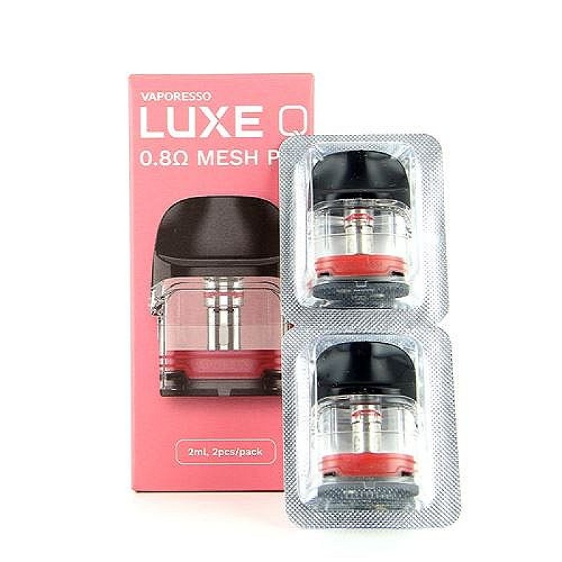 Pack de 2 pods 2ml 0.8ohm / 1.2ohm Luxe Q Vaporesso