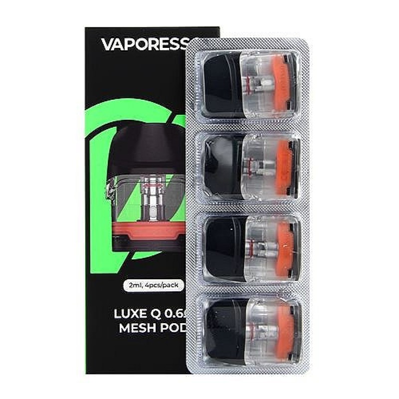 Pack de 4 pods 2ml + résistance Corex Luxe Q Vapo...