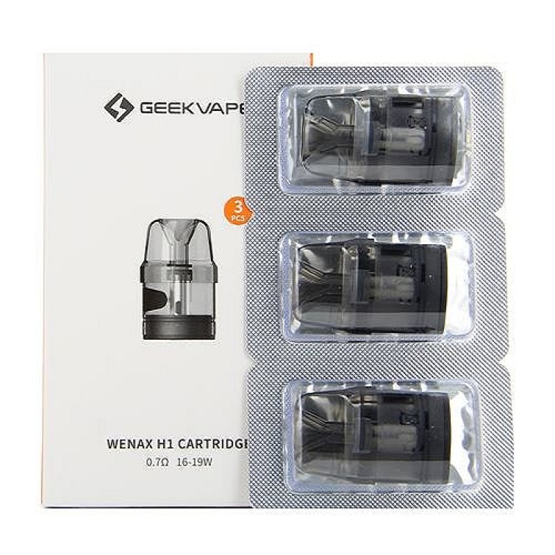 Pack de 3 pods 2ml + résistance Wenax H1 GeekVape